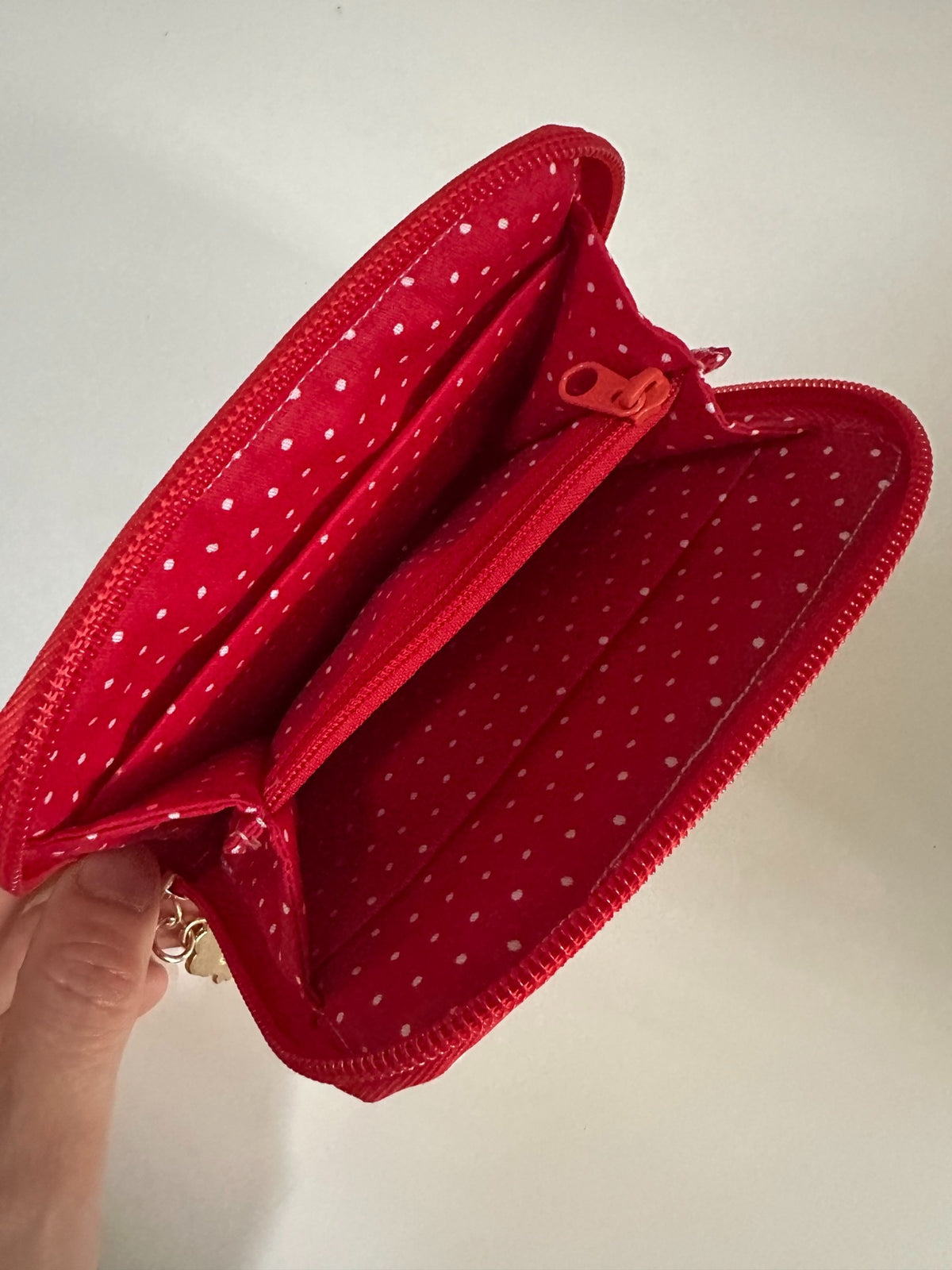 Hello Kitty Quilted Fabric Storage Pouch Wallet