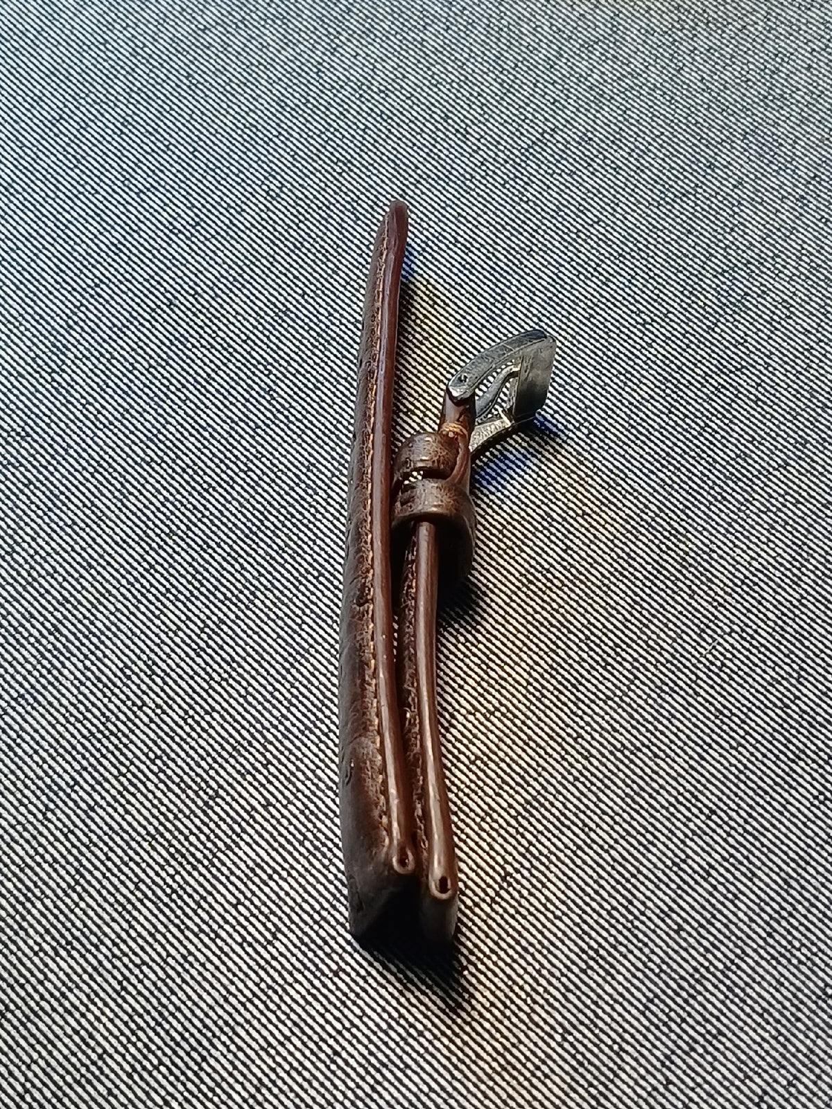 Brown Ostrich Leather Watch Strap 20mm