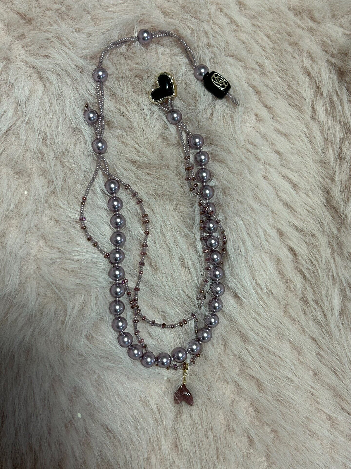 Handmade Pearl Three Layer Mermaid Necklace