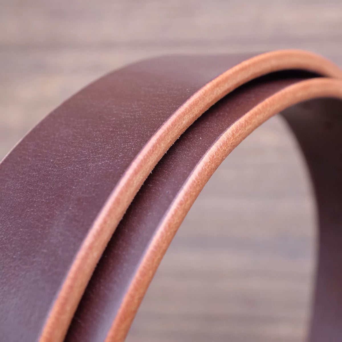 Titanium Buckle JE Harness Leather Belt