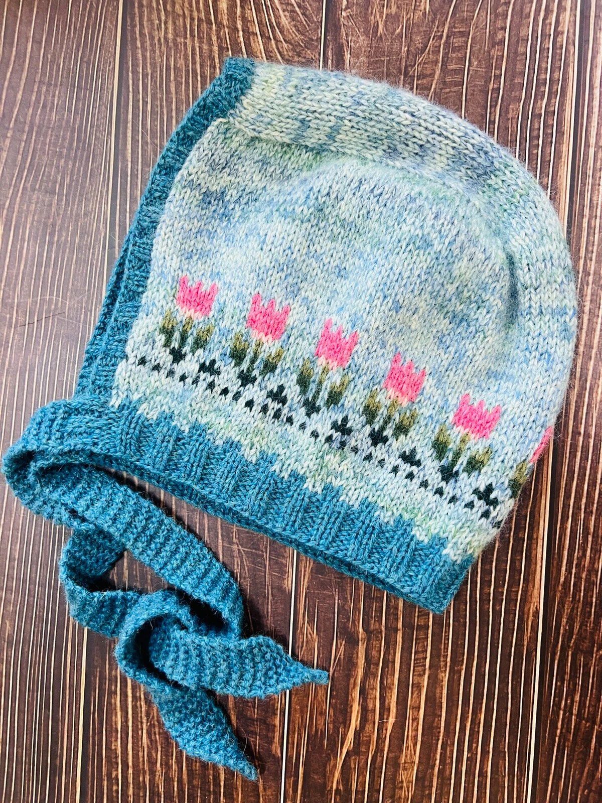 Shetland Silk Mohair Jacquard Balaclava