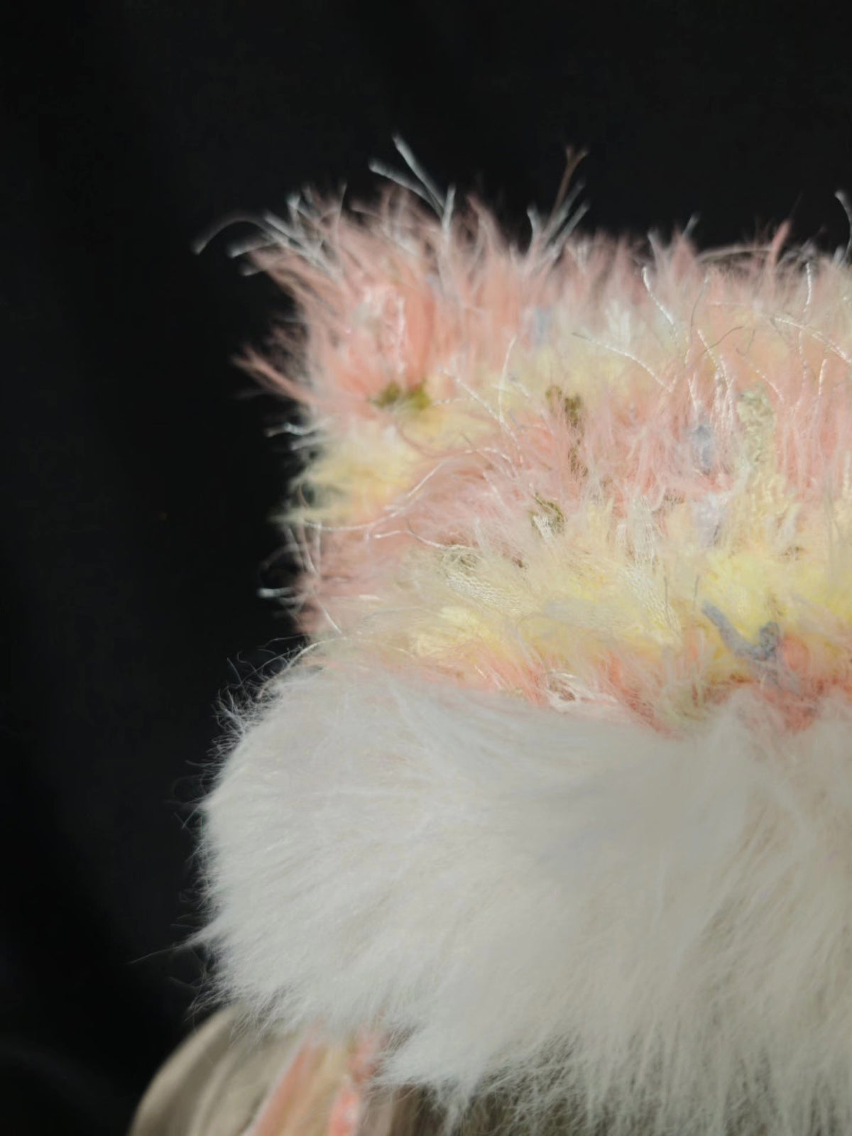 Cat Ear Hat Orange Pink Gradient