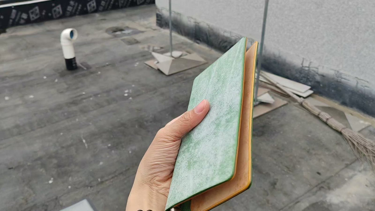 A6 Losbladige Planner Saliegroen Matte Cover