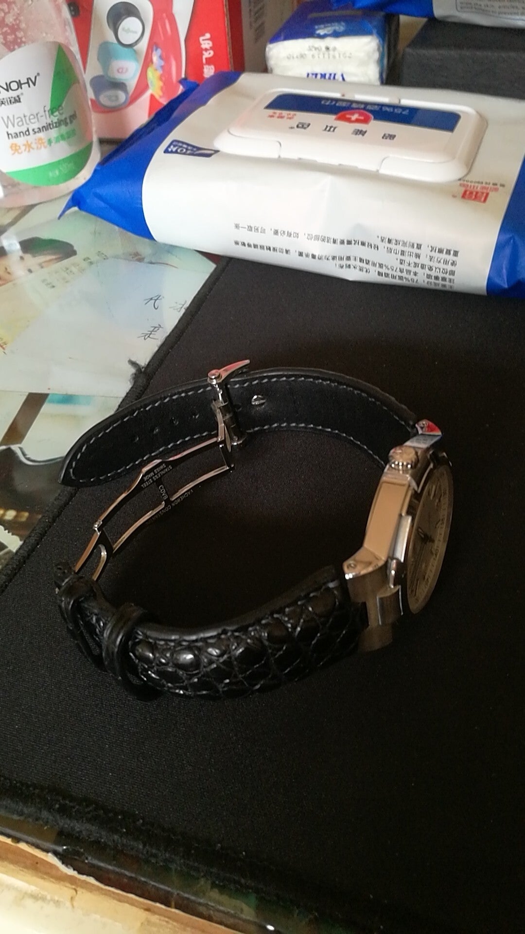 Crocodile Leather Watch Strap for Vacheron Constantin Overseas