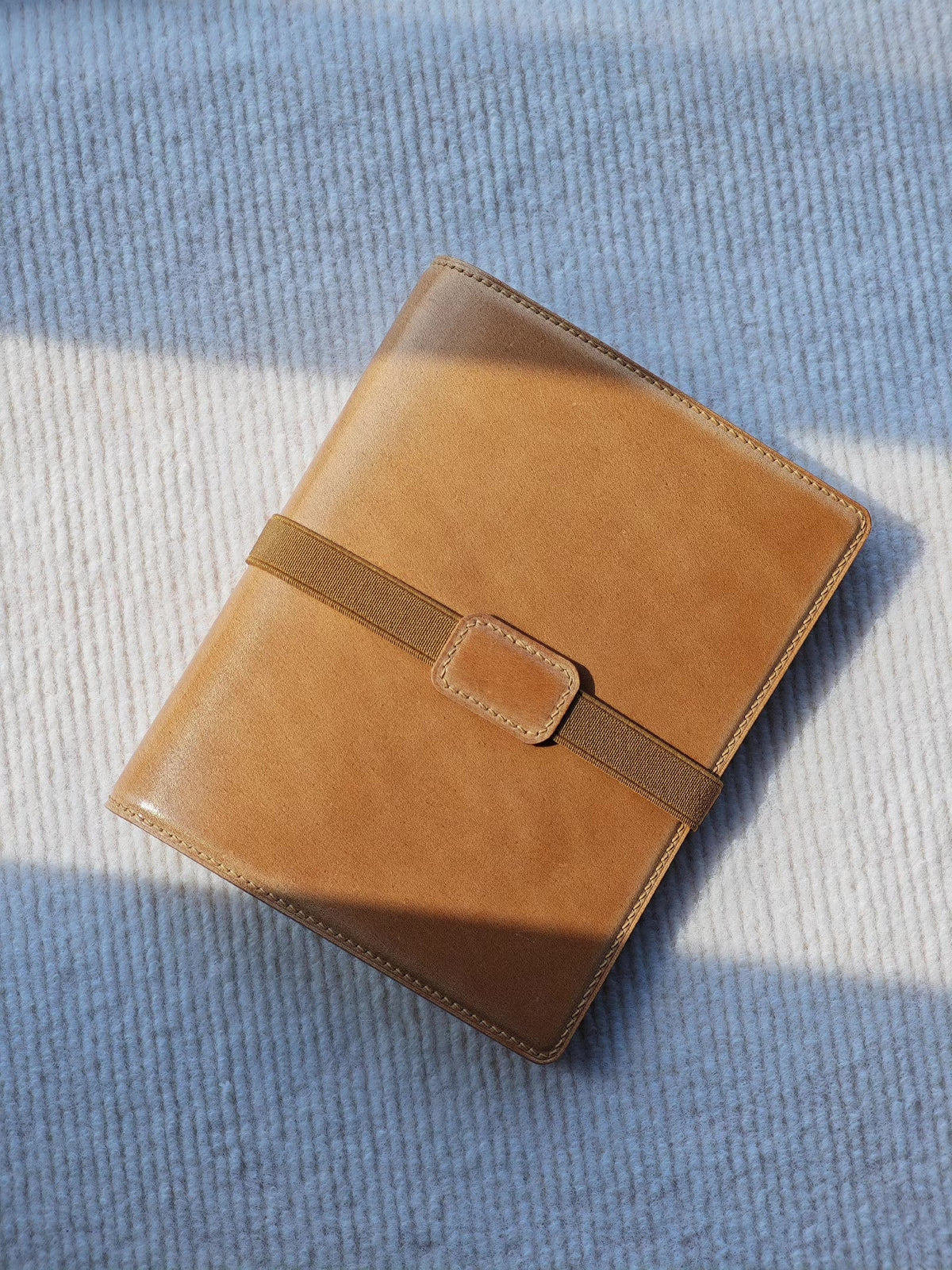 A6 Qipa Leather Notebook with Horsehide Cover
