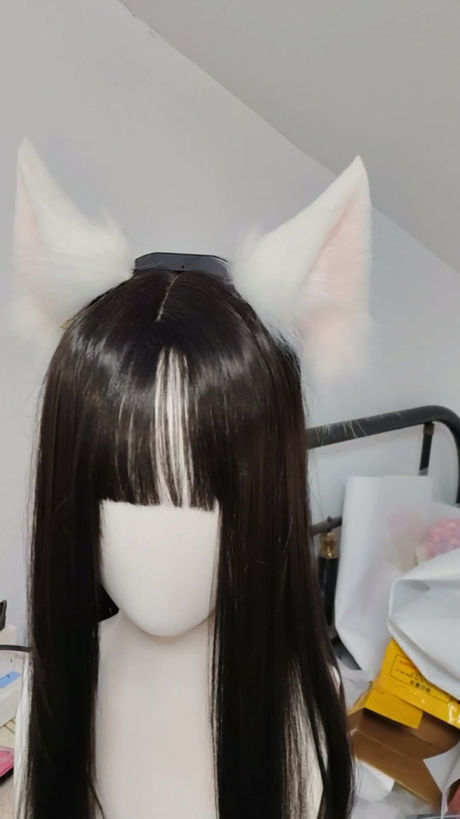 Animatronic Fox Ears Plush Faux Fur