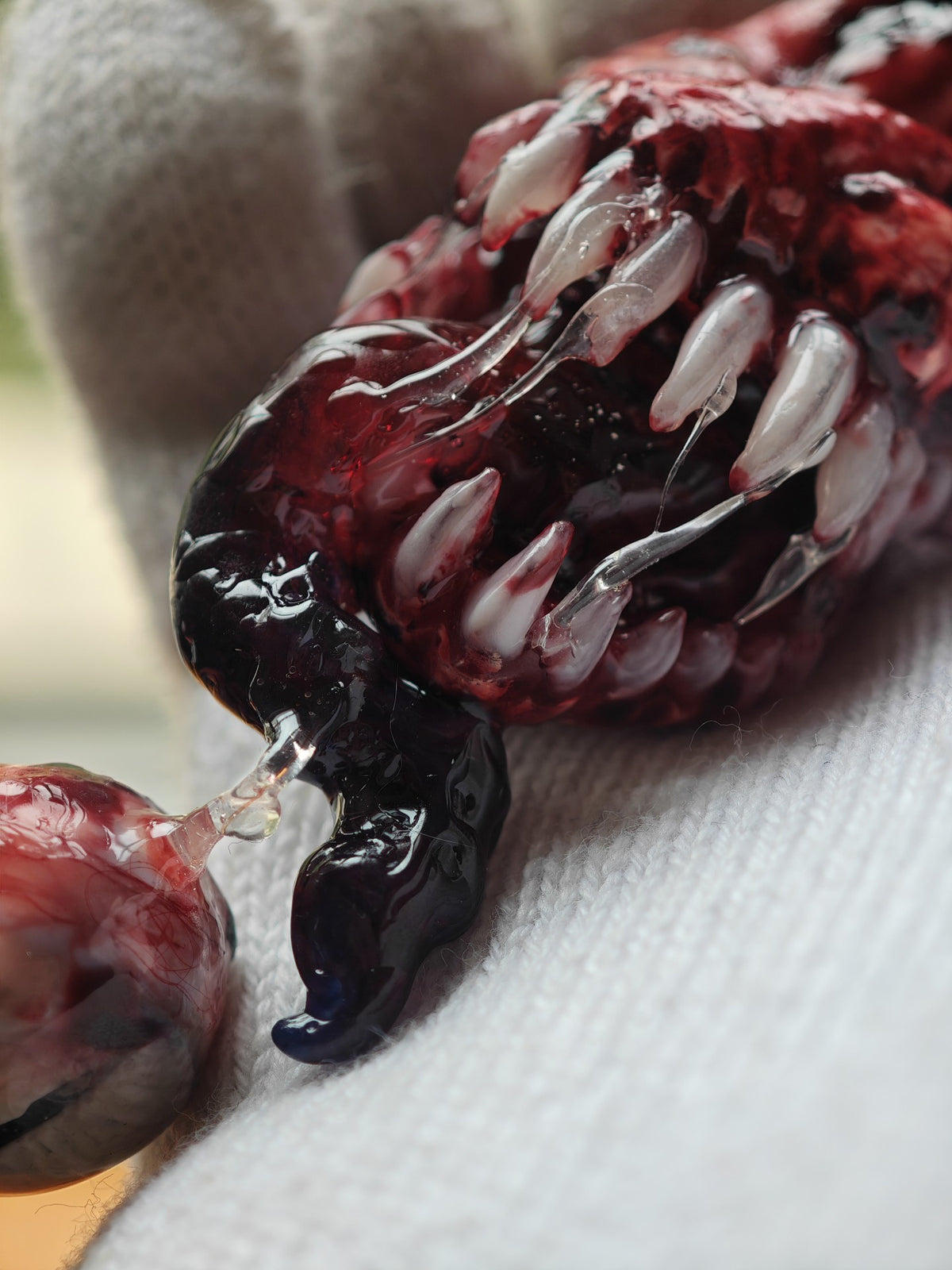 Cthulhu Abyss Tooth Pendant Resin Necklace