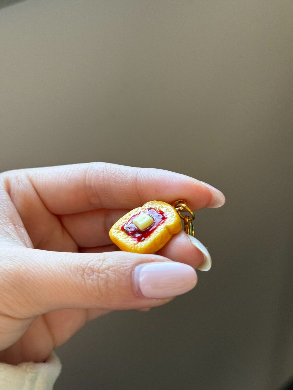 Toast Jam Butter Charm Pendant