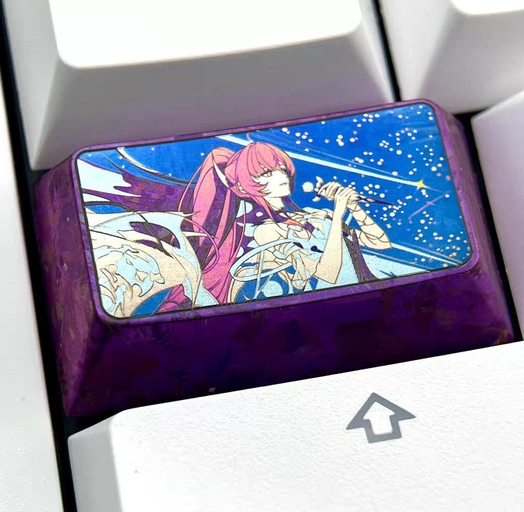 Titanium Alloy Anime Keycap 1.75U