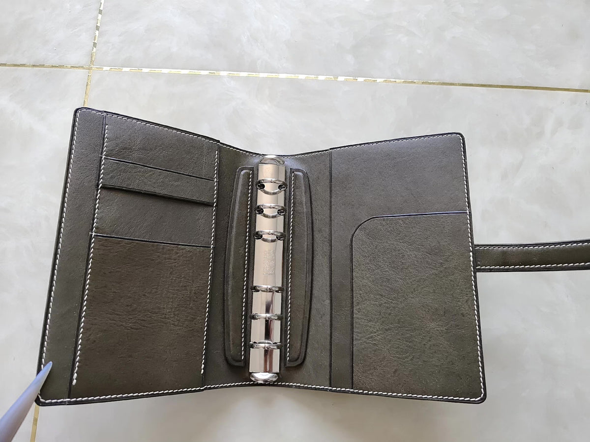 A6 Bridle Leather Loose Leaf Notebook