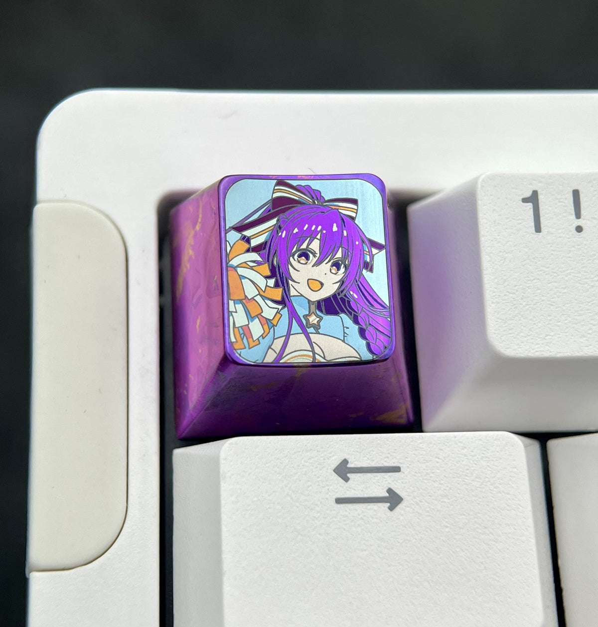 Titanium Alloy 1u Keycap Tohka Yatogami