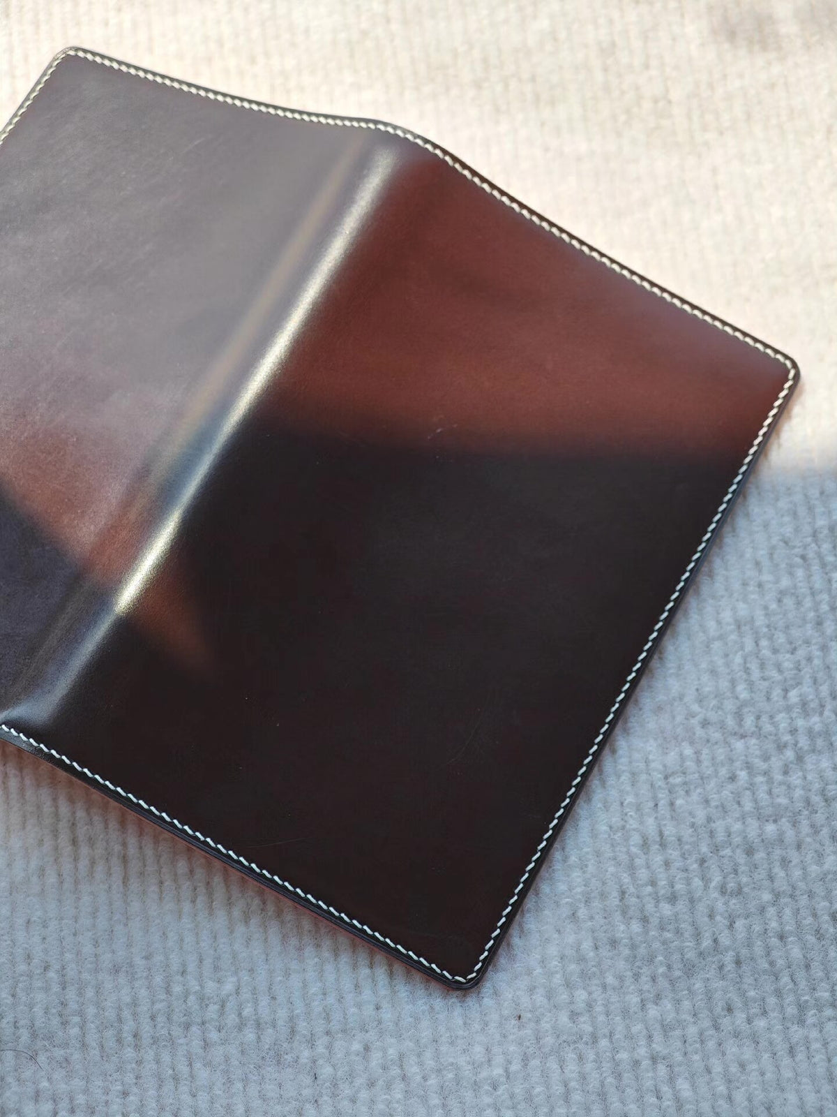 A6 Bridle Leather Ring Binder Notebook