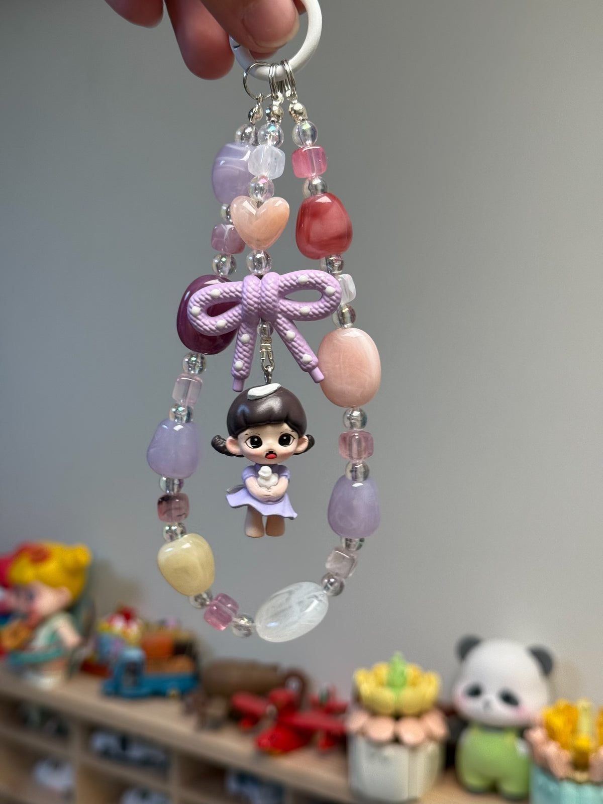 Beaded Zarra Doll Phone Strap Charm