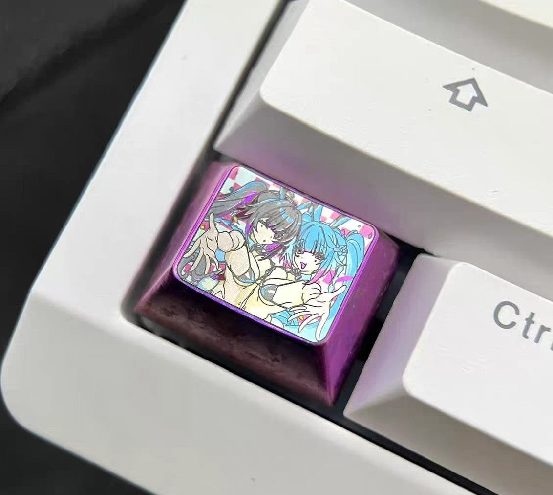 Titanium Alloy Anime Keycap 1.25u