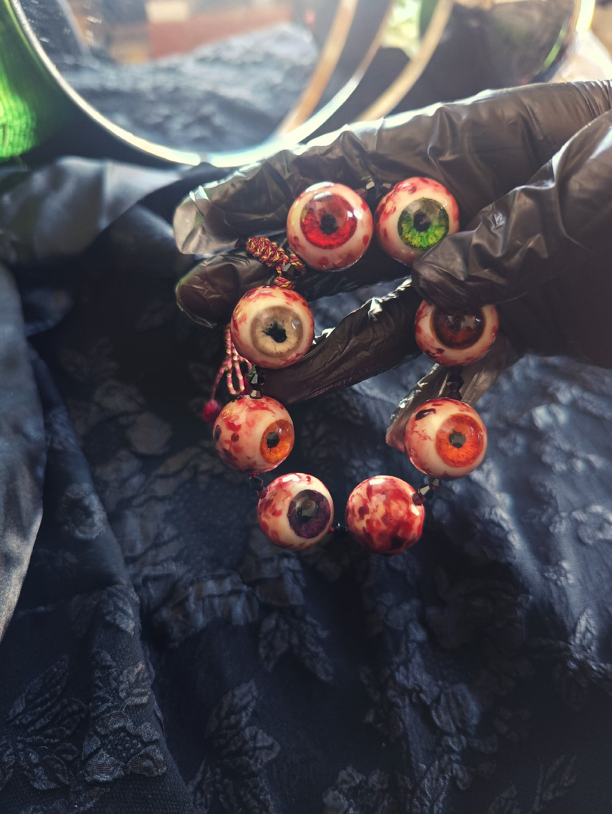 Cthulhu Eyeball Bracelet Large Beads