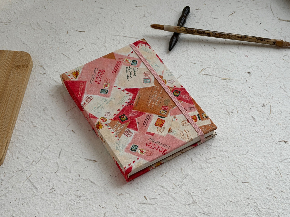 Taccuino per acquerello fatto a mano 300gsm 32K con copertina in tessuto