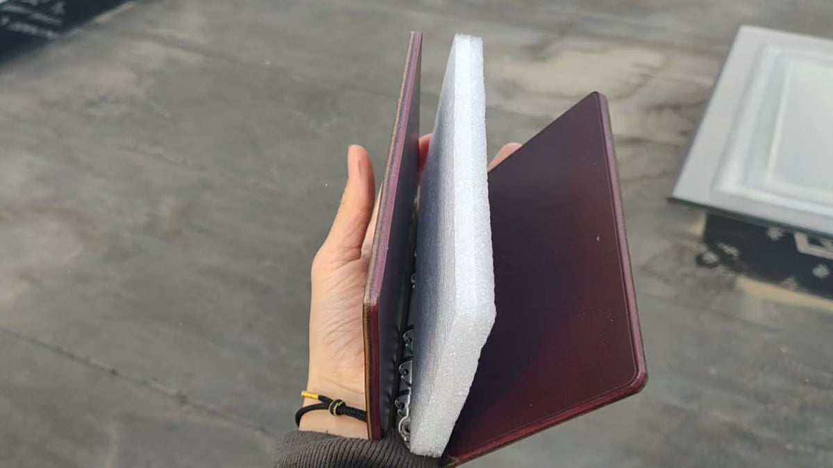 A6 Leder-Ringbuch