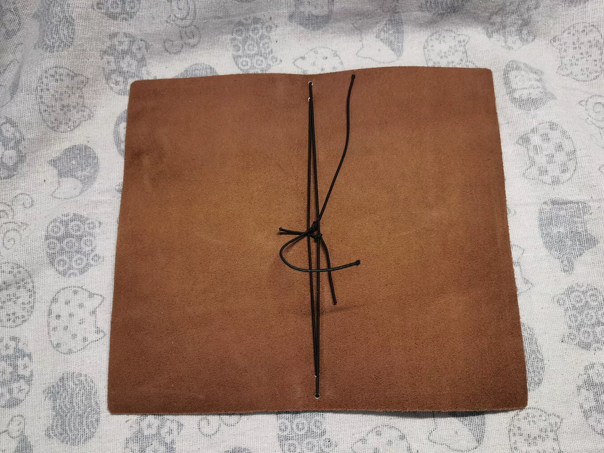 Black Leather Travelers Notebook Cover