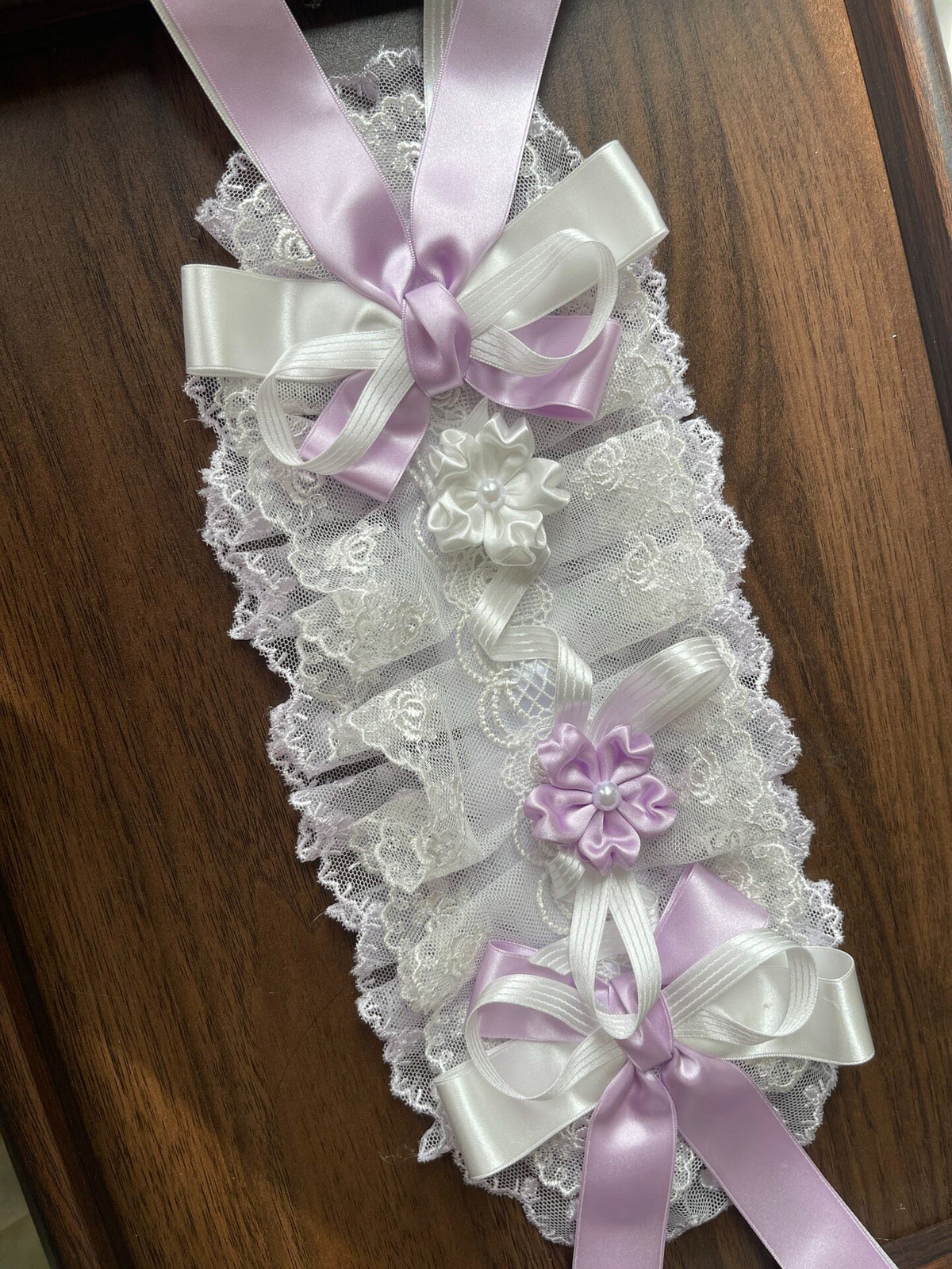 Lolita Lace Headband with Satin Bows