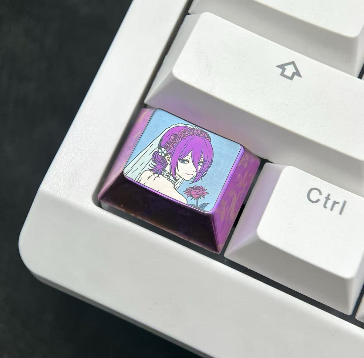 Titanium Alloy Anime Keycap 1.25U