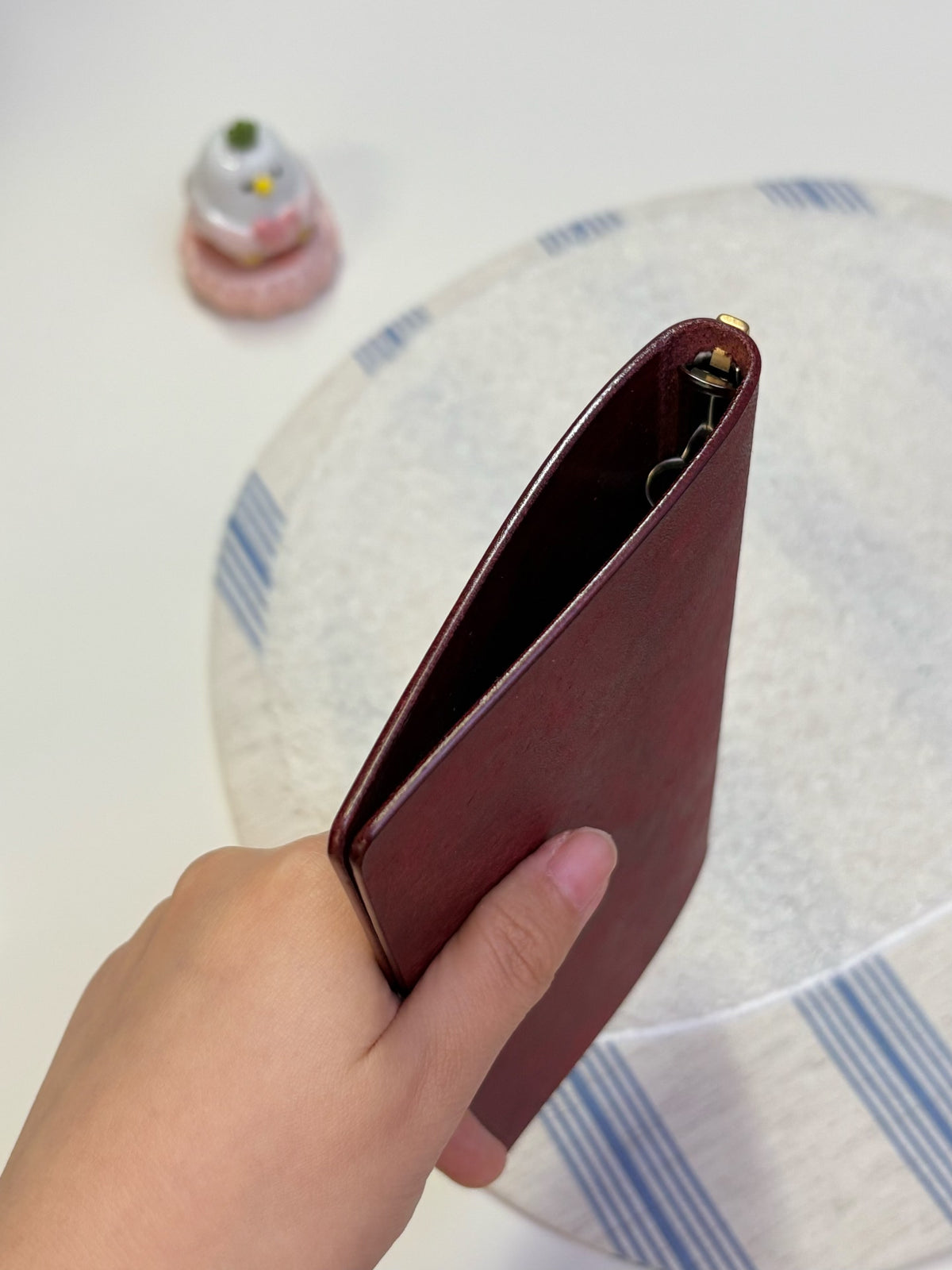 Leather Binder Notebook A6s 11 Ring 80mm