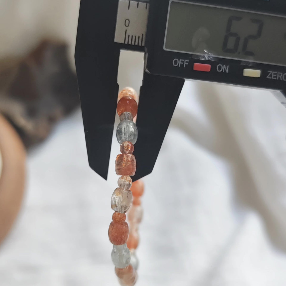 Arusha Sunstone Barrel Bead Bracelet
