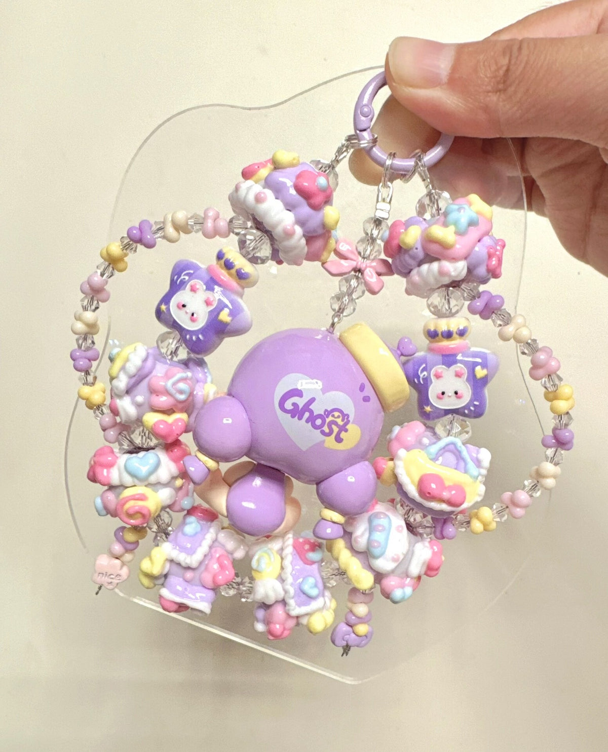 Lancy Lulu Girl Beaded Phone Charm