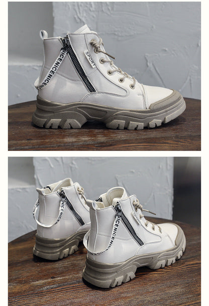 Bottes simples  à plateforme décontractées