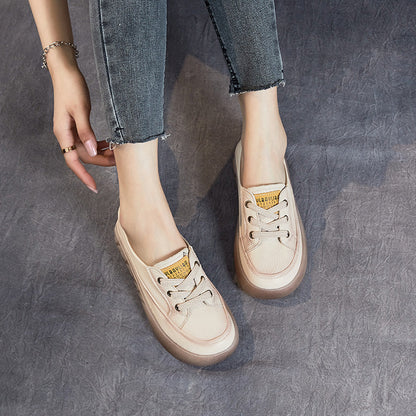 Sneakers en Cuir Véritable – Ultra Confort