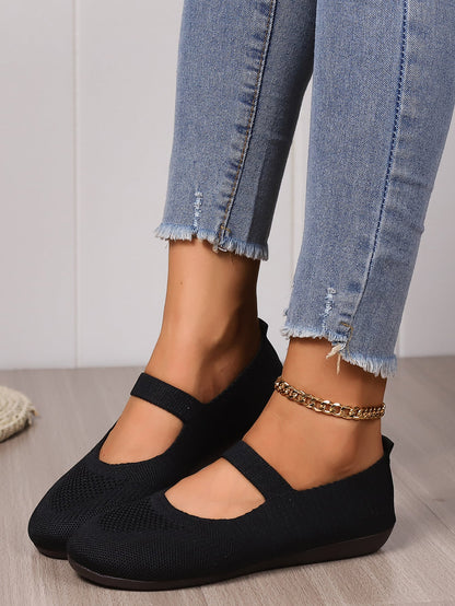 Ballerines plates en maille - légères et respirantes