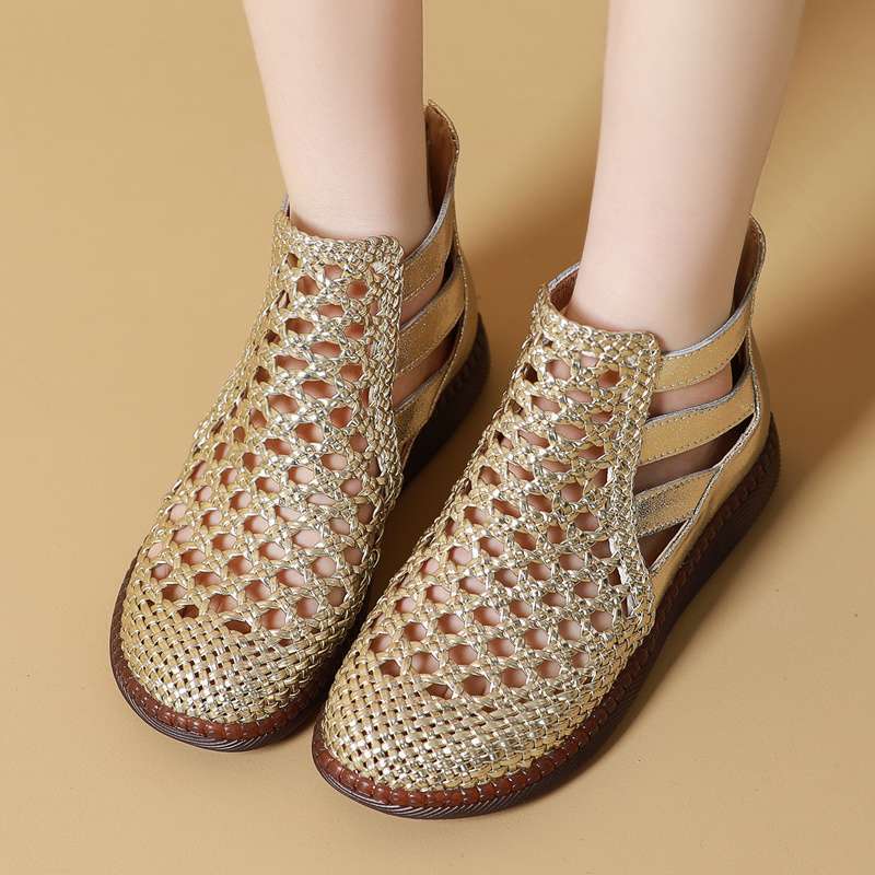 Lusitta™ | Bottes Sandales femme en cuir véritable