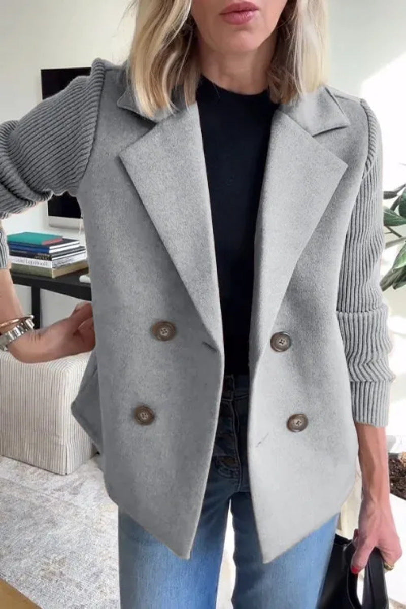 Veste à revers croisé