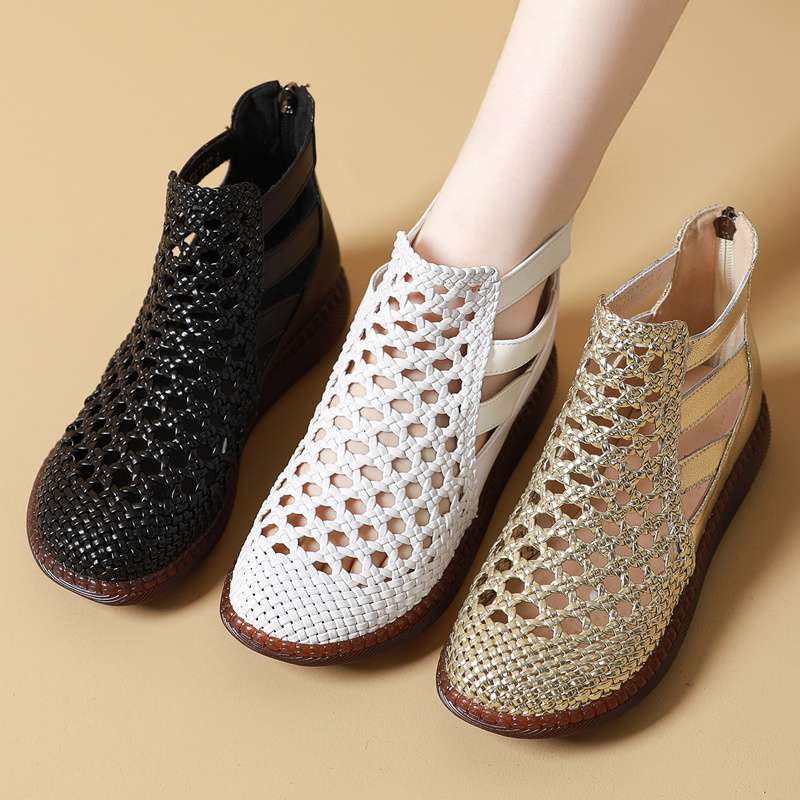 Lusitta™ | Bottes Sandales femme en cuir véritable