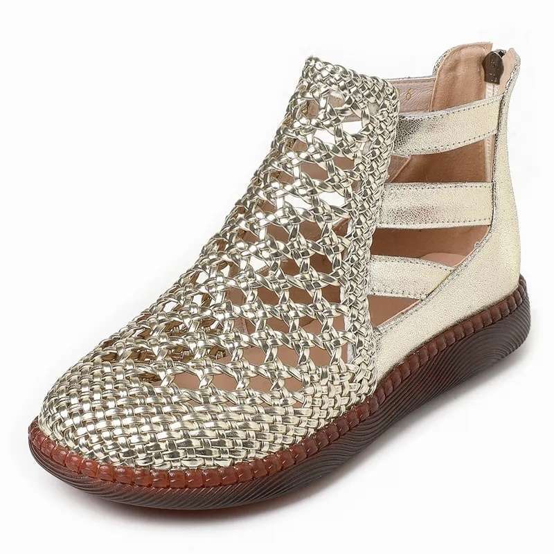 Lusitta™ | Bottes Sandales femme en cuir véritable