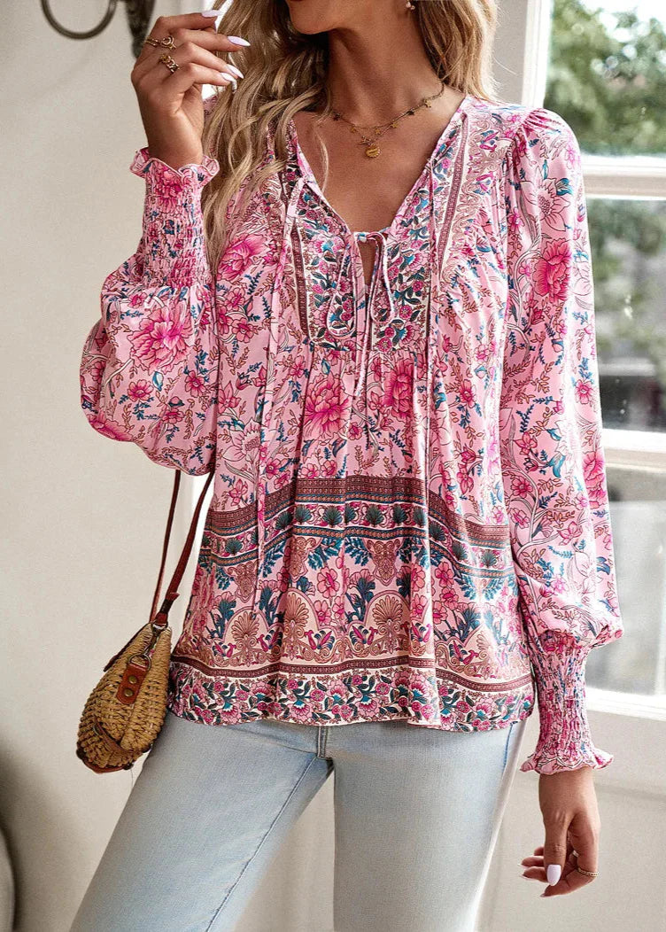 Blouse Femme Bohème Champêtre