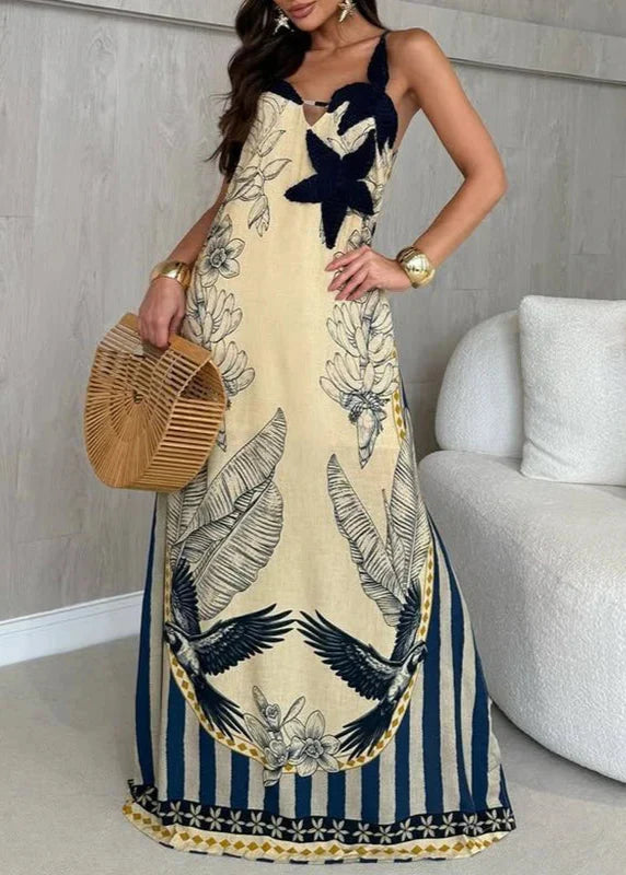 Robe Longue Bohème de Style Vacances Décontracté