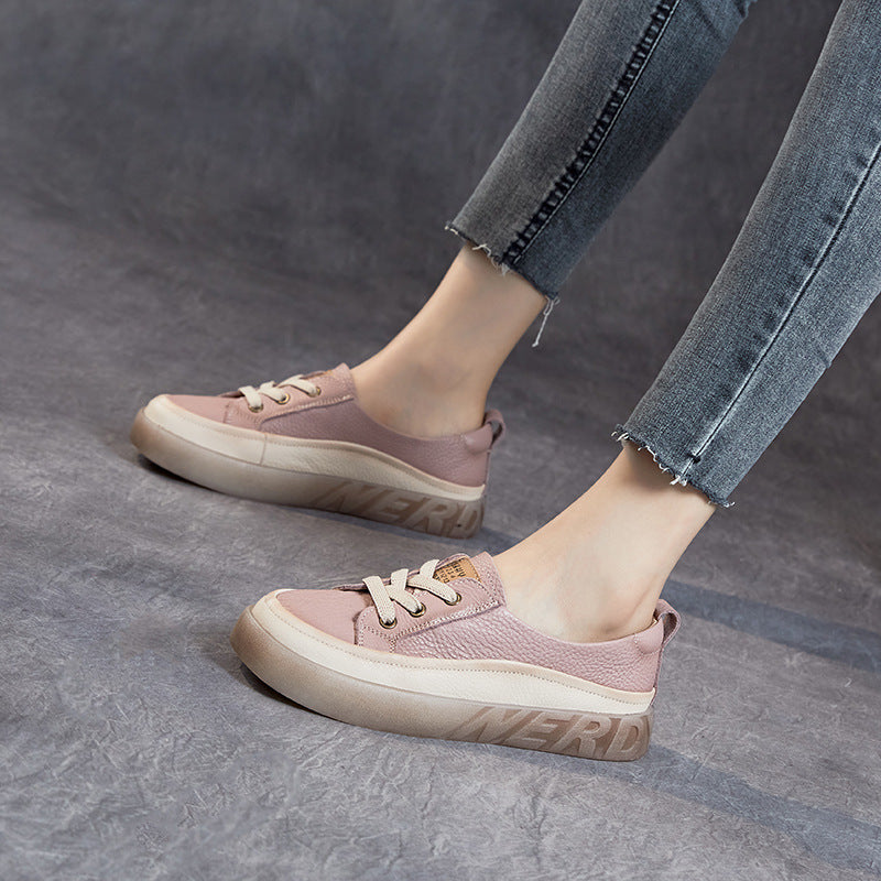 Sneakers en Cuir Véritable – Ultra Confort