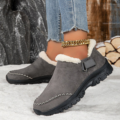 Chaussures d’Hiver Femme – Confort & Chaleur en Suédine Doublée - QubziChaussures d’Hiver Femme – Confort & Chaleur en Suédine DoubléeQubziChaussures d’Hiver Femme – Confort & Chaleur en Suédine Doublée