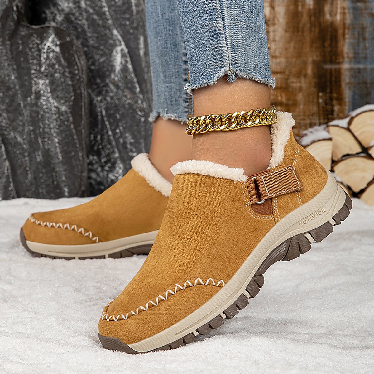 Chaussures d’Hiver Femme – Confort & Chaleur en Suédine Doublée - QubziChaussures d’Hiver Femme – Confort & Chaleur en Suédine DoubléeQubziChaussures d’Hiver Femme – Confort & Chaleur en Suédine Doublée