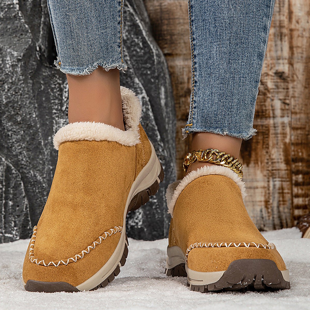 Chaussures d’Hiver Femme – Confort & Chaleur en Suédine Doublée - QubziChaussures d’Hiver Femme – Confort & Chaleur en Suédine DoubléeQubziChaussures d’Hiver Femme – Confort & Chaleur en Suédine Doublée