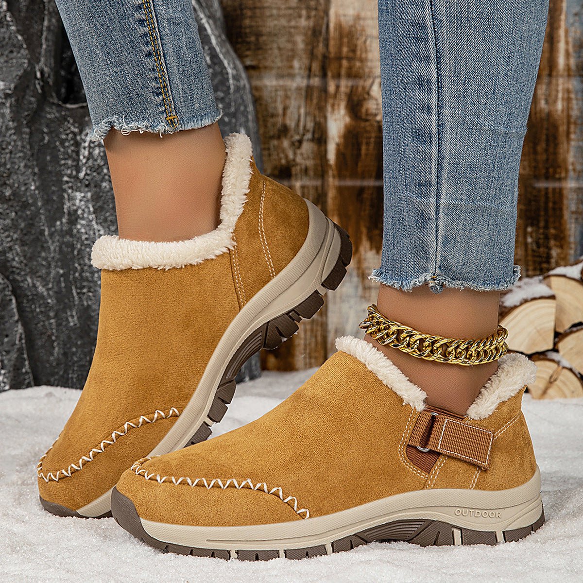 Chaussures d’Hiver Femme – Confort & Chaleur en Suédine Doublée - QubziChaussures d’Hiver Femme – Confort & Chaleur en Suédine DoubléeQubziChaussures d’Hiver Femme – Confort & Chaleur en Suédine Doublée