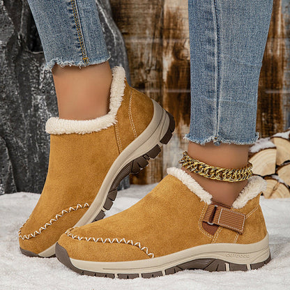 Chaussures d’Hiver Femme – Confort & Chaleur en Suédine Doublée - QubziChaussures d’Hiver Femme – Confort & Chaleur en Suédine DoubléeQubziChaussures d’Hiver Femme – Confort & Chaleur en Suédine Doublée