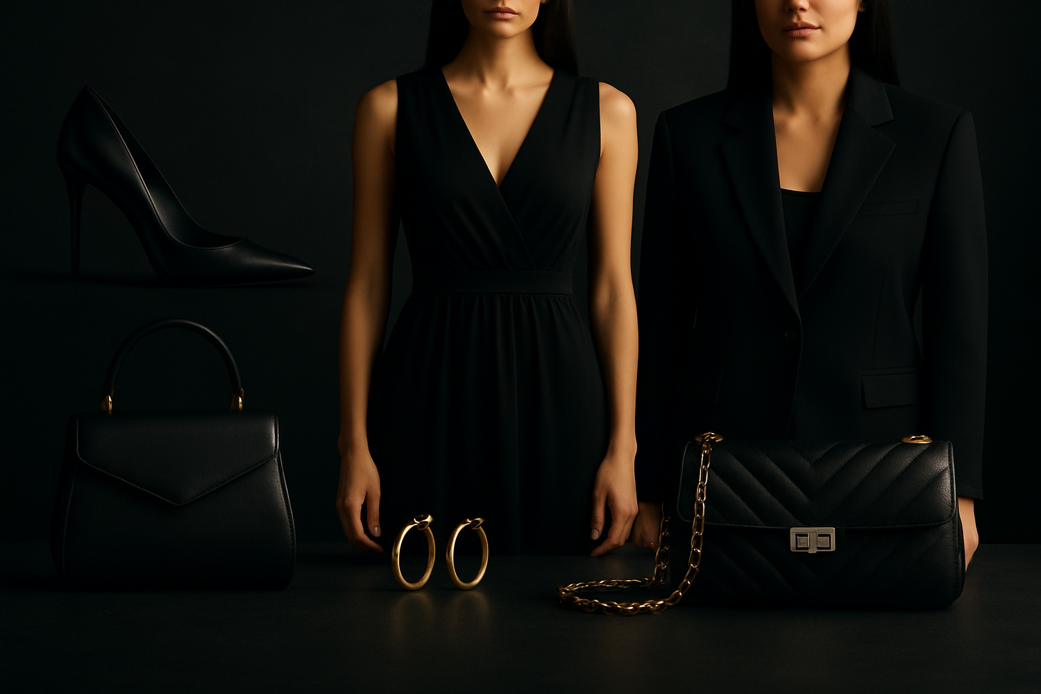 Collection d'accessoires noirs améliorée