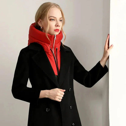 Capuche Chaud en Duvet d'Oie