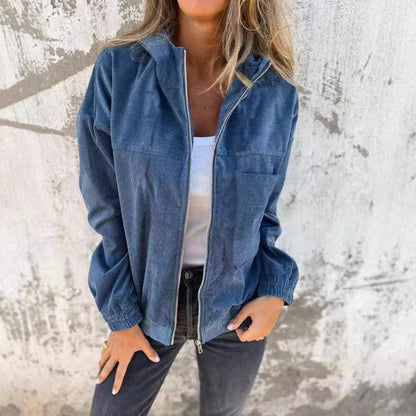 Veste en Jean Iconique à Coupe Moderne