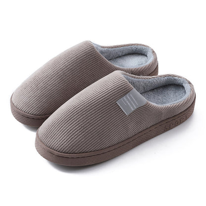 Chaussons Douillets en Gris Élégant