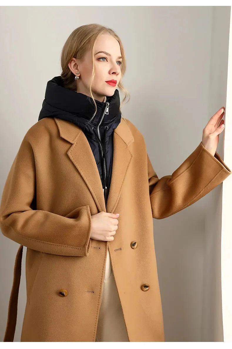 Capuche Chaud en Duvet d'Oie