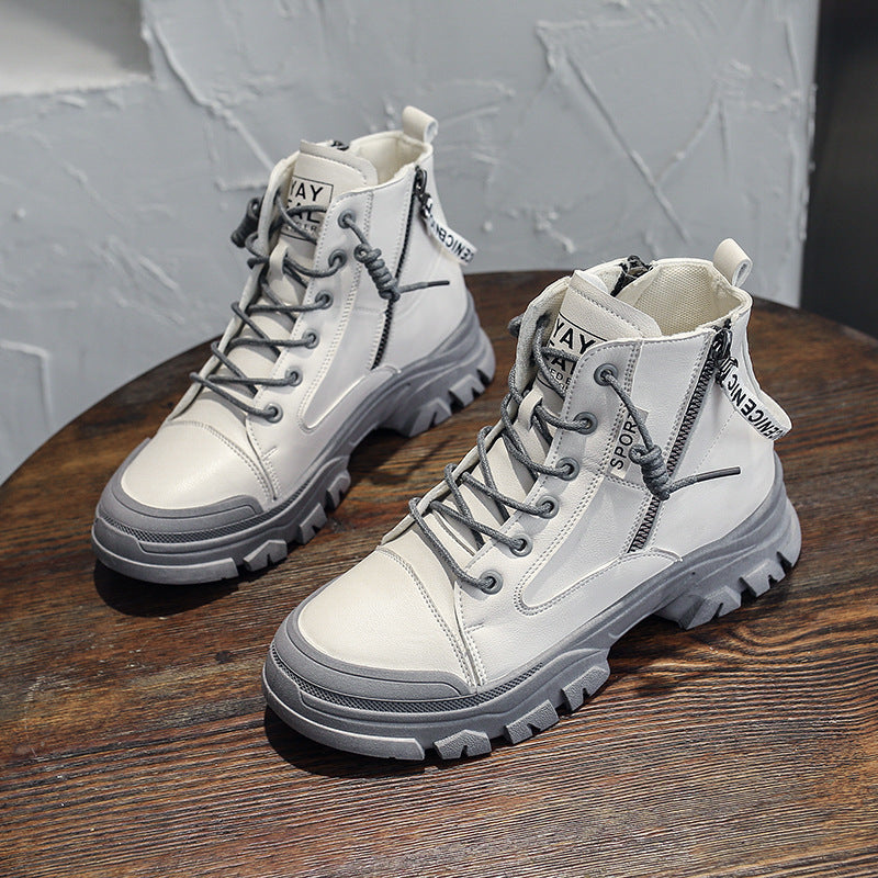 Bottes simples  à plateforme décontractées