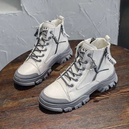 Bottes simples  à plateforme décontractées