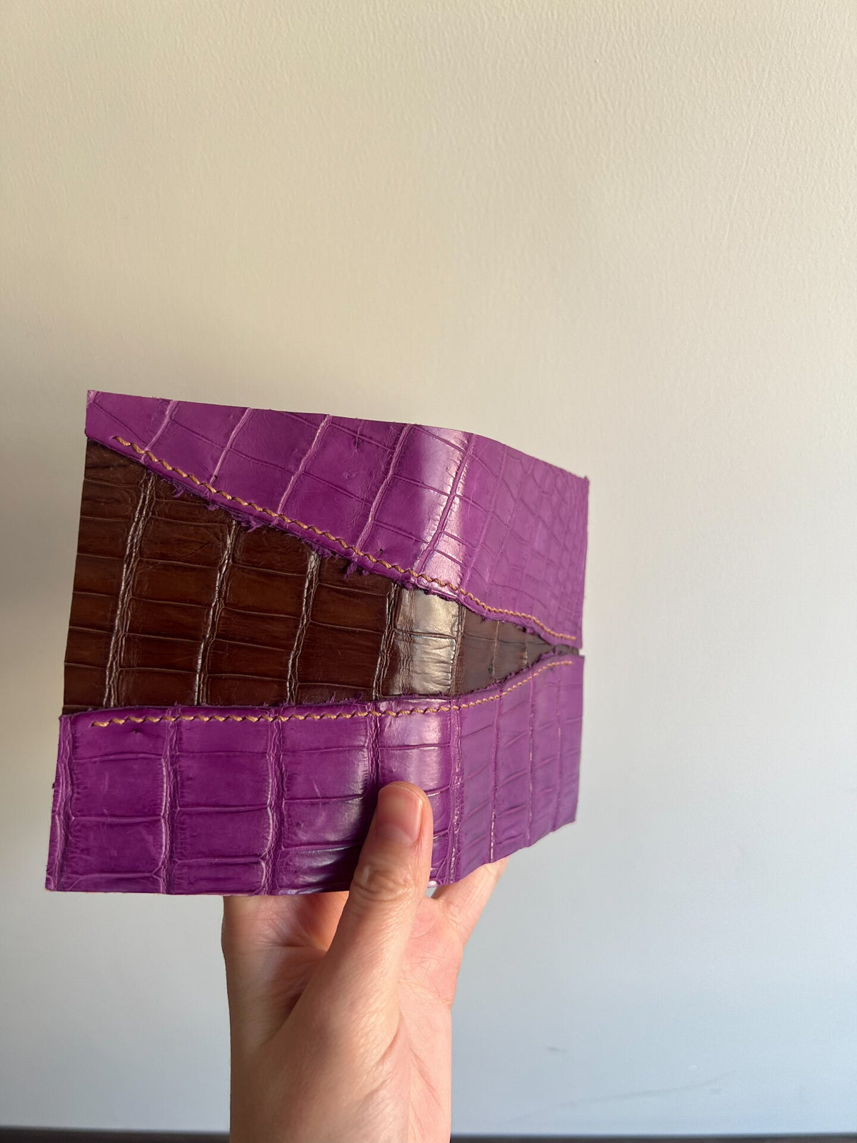 American Crocodile Leather Patchwork M5 Notebook
